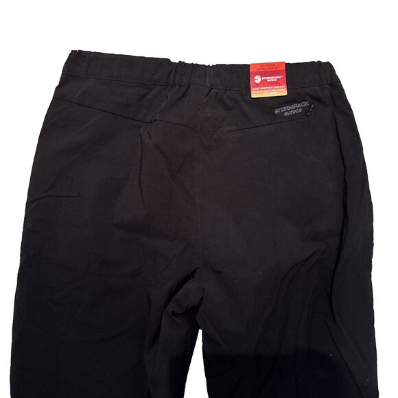 Storm Pack Windproof Pants Microfleece Lined Thermal Snow Ski Black Size Medium - Picture 4 of 6